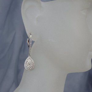 Crystal Dangle Teardrop earrings